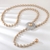 Picture of Staple Big shell pearl Long Statement Necklace