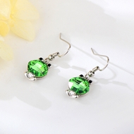 Show details for Fashion Platinum Plated Hoop Earrings in Flattering Style