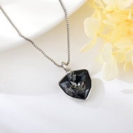 Show details for Zinc Alloy Platinum Plated Pendant Necklace from Certified Factory