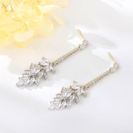 Show details for Low Price Platinum Plated Delicate Drop & Dangle Earrings from Trust-worthy Supplier