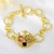 Picture of Dubai Artificial Crystal Fashion Bracelet Online Only