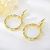 Picture of Charming Gold Plated Medium Dangle Earrings As a Gift