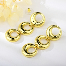 Show details for Sparkly Geometric Medium Dangle Earrings