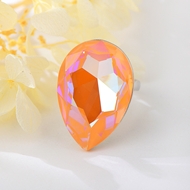 Show details for Fashionable Small Orange Fashion Ring