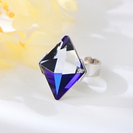 Show details for Recommended Purple Platinum Plated Fashion Ring with Member Discount