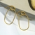 Picture of Copper or Brass Medium Hoop Earrings with Full Guarantee