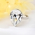Picture of Comely White Platinum Plated Fashion Rings
