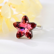 Show details for Flower Red Fashion Ring from Reliable Manufacturer