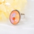 Picture of Trendy Platinum Plated Swarovski Element Fashion Ring with No-Risk Refund