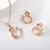 Picture of Rose Gold Plated Zinc Alloy 2 Piece Jewelry Set Factory Direct