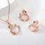 Show details for Rose Gold Plated Zinc Alloy 2 Piece Jewelry Set Factory Direct