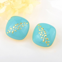 Show details for Classic Gold Plated Stud Earrings at Unbeatable Price