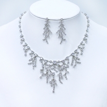 Show details for Luxury White 2 Piece Jewelry Set with Fast Shipping
