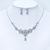 Picture of Hypoallergenic Platinum Plated Copper or Brass 2 Piece Jewelry Set with Easy Return