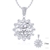 Picture of Delicate Cubic Zirconia 925 Sterling Silver 2 Piece Jewelry Set