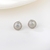 Picture of Distinctive White Cubic Zirconia Small Hoop Earrings