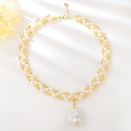 Show details for Impressive White Copper or Brass Long Pendant with Low MOQ