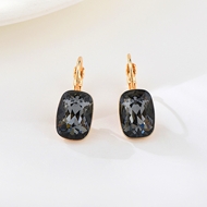 Show details for Zinc Alloy Black Earrings from Certified Factory