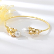 Show details for Recommended White Classic Adjustable Bracelet from Top Designer