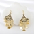 Picture of New Cubic Zirconia Gold Plated Dangle Earrings