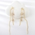 Picture of Copper or Brass Cubic Zirconia Dangle Earrings in Flattering Style
