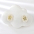 Picture of Good Cubic Zirconia White Stud Earrings