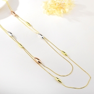 Show details for Hot Selling Multi-tone Plated Dubai Fashion Sweater Necklace from Trust-worthy Supplier