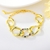 Picture of Zinc Alloy Artificial Crystal Fashion Bracelet with 3~7 Day Delivery