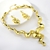 Picture of Brand New Gold Plated Zinc Alloy 2 Piece Jewelry Set with SGS/ISO Certification