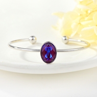 Show details for Zinc Alloy Gold Plated Cuff Bangle in Exclusive Design