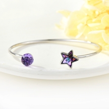 Show details for Star Gold Plated Cuff Bangle with Speedy Delivery