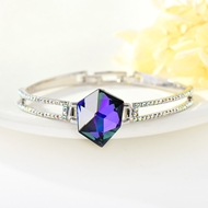 Show details for Staple Swarovski Element Zinc Alloy Fashion Bangle