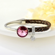 Show details for Sparkling Small Copper or Brass Fashion Bangle