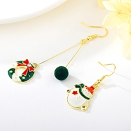 Show details for Great Enamel Holiday Dangle Earrings