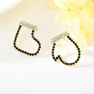 Show details for Good Quality Cubic Zirconia Delicate Big Stud Earrings