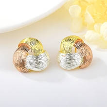 Show details for Top Medium Multi-tone Plated Stud Earrings