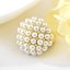 Show details for Popular Artificial Pearl Big Fashion Ring
