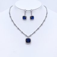 Show details for Copper or Brass Platinum Plated 2 Piece Jewelry Set at Super Low Price