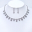 Show details for Luxury Platinum Plated 2 Piece Jewelry Set of Original Design