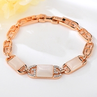 Show details for Zinc Alloy Opal Fashion Bracelet Online Only