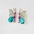 Picture of Butterfly Blue Dangle Earrings for Girlfriend