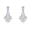Show details for Buy Platinum Plated Big Dangle Earrings with Wow Elements