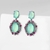 Picture of Distinctive Green Cubic Zirconia Dangle Earrings with Low MOQ