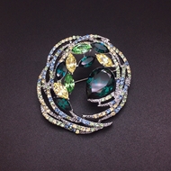 Show details for Colorful Swarovski Element Brooche Online