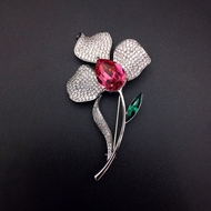 Show details for Recommended Red Copper or Brass Brooche with Fast Delivery