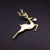 Picture of Unusual Medium Gold Plated Brooche