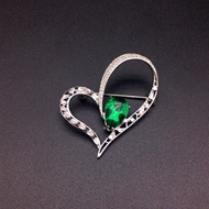 Show details for Sparkly Big Cubic Zirconia Brooche