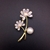Picture of Good Cubic Zirconia Gold Plated Brooche