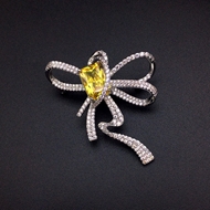 Show details for Attractive Yellow Copper or Brass Brooche Online