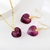 Picture of Love & Heart Purple 2 Piece Jewelry Set with Fast Delivery